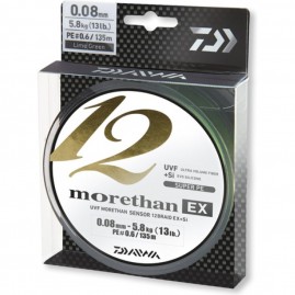 Шнур DAIWA Morethan 12BEX+Si 0,12мм 135м LG Шнур DAIWA Morethan 12BEX+Si 0,12мм 135м LG